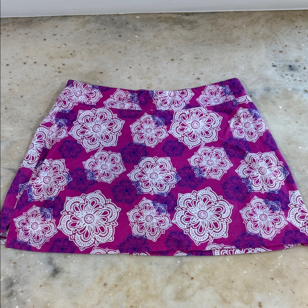 Tranquility by Colorado Clothing Purple and White A-Line Skirt